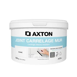 Joint pate carrelage / mosaique AXTON blanc 0.9 kg