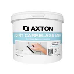Joint pate carrelage / mosaique AXTON blanc 1.5 kg