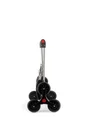 Chariot de course 6 roues pliant 43l monte escaliers rolser i-max mf rouge