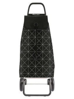 Chariot de course 2 roues fixe rolser star noir/blanc 43l