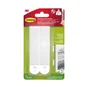Lot de 4 Languette adhésive 4têtes Xl COMMAND blanc