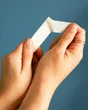 Lot de 4 Languette adhésive 4têtes Xl COMMAND blanc
