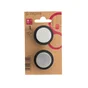 2 butées sol INSPIRE d 3.1 x 2.8 nickel satin