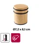 Bloque porte INSPIRE coloris hêtre hauteur 8,1 x diam. 7,2 cm