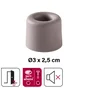 Butée sol mur INSPIRE d 3 x 2.5 cm gris