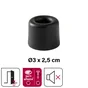 Butée sol mur INSPIRE d 3 x 2.5 cm noir