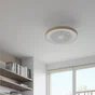 Ventilateur de plafond avec éclairage led, Estepa, INSPIRE, bois