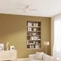 Ventilateur de plafond avec éclairage led, Aveiro, INSPIRE, blanc et bois