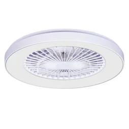 Ventilateur de plafond avec éclairage led, Estepa, INSPIRE, blanc
