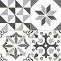 Carrelage sol gris Bando, l. 45 x L 45 cm, 1,42m2