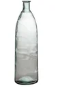 Vase bouteille verre Cocoa, blanc l.26 x H.81 cm