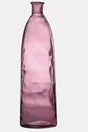 Vase bouteille verre Cocoa, rose l.26 x H.81 cm