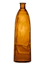Vase bouteille verre Cocoa, cognac l.26 x H.81 cm