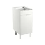 Meuble bas  40cm 1porte/1 tiroir ELEKI blanc
