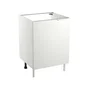 Meuble bas 60cm 1 porte ELEKI blanc