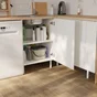 Meuble bas 60cm 1 porte ELEKI blanc