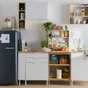 Meuble bas 60cm 1 porte ELEKI blanc