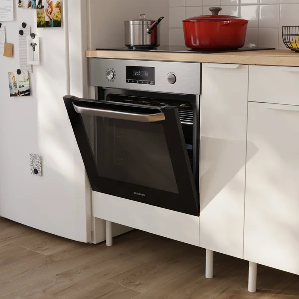 Meuble bas 60cm four ELEKI blanc