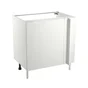 Meuble bas A 80cm angle ELEKI blanc