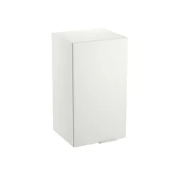 Meuble haut 40cm 1 porte ELEKI blanc
