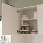 Meuble haut 60cm 1 porte ELEKI blanc