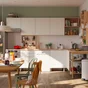Meuble haut 60cm 1 porte ELEKI blanc