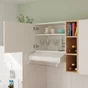Meuble haut S 60cm 1 porte ELEKI blanc