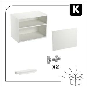 Meuble haut S 60cm 1 porte ELEKI blanc