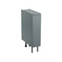 Meuble bas 20cm rangement coulissant ELEKI gris