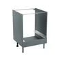 Meuble bas 60cm four ELEKI gris