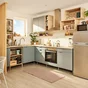 Meuble bas 60cm 3 tiroirs ELEKI gris