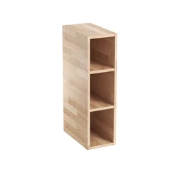 Meuble haut N 20cm  niche 2 tablettes ELEKI bois