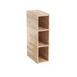 Meuble haut N 20cm  niche 2 tablettes ELEKI bois
