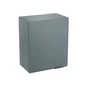 Meuble haut 60cm 1 porte ELEKI gris