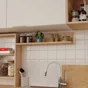 Etagère en bois , H.12.6 x L.60 cm x P.14.5 cm, Ep.1.6 cm Eleki DELINIA