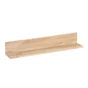 Etagère en bois , H.12.6 x L.80 cm x P.14.5 cm, Ep.1.6 cm Eleki DELINIA