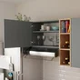 Meuble haut S 60cm 1 porte ELEKI gris