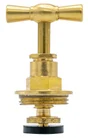 Valve décorative, MyTube, diam.1,9 cm dorée
