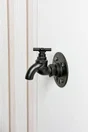 Valve décorative, MyTube, diam.1,9 cm noir mat