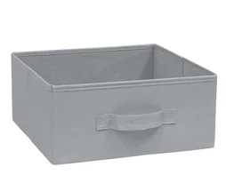 Panier SPACEO Kub gris H.14 x l.31 x P.31 cm