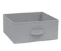 Panier SPACEO Kub gris H.14 x l.31 x P.31 cm