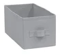 Panier SPACEO Kub gris H.14 x l.14 x P.31 cm