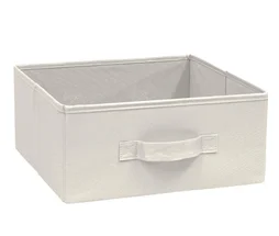 Panier SPACEO Kub beige H.14 x l.31 x P.31 cm