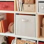 Panier SPACEO Kub beige H.31 x l.31 x P.31 cm