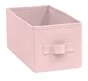 Panier SPACEO Kub rose H.14 x l.14 x P.31 cm