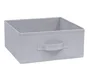 Panier SPACEO Kub gris H.14 x l.31 x P.31 cm