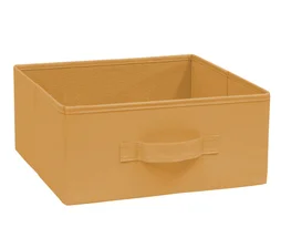 Panier SPACEO Kub jaune H.14 x l.31 x P.31 cm