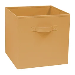 Panier SPACEO Kub jaune H.31 x l.31 x P.31 cm