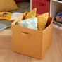 Panier SPACEO Kub jaune H.31 x l.31 x P.31 cm
