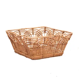 Panier SPACEO marron H.14 x l.31 x P.31 cm